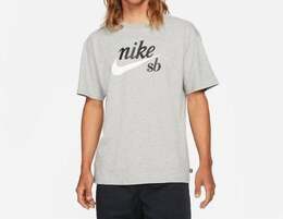 Nike: Тёмная футболка  SB Skate