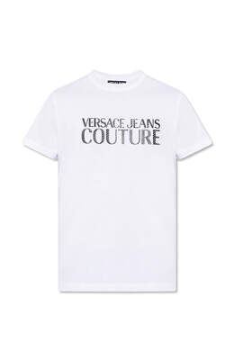Versace Jeans Couture: Белая футболка 