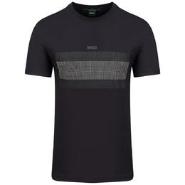 Hugo Boss: Чёрная футболка 