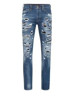 Philipp Plein: Голубые джинсы  Baroque