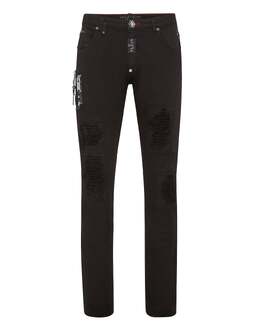 Philipp Plein: Джинсовые брюки  Rock