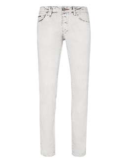 Philipp Plein: Джинсовые брюки  Skull