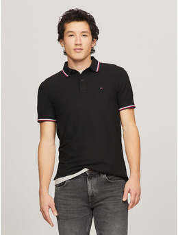 Tommy Hilfiger: Чёрная рубашка  Tommy