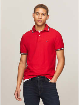 Tommy Hilfiger: Красная рубашка  Tommy