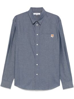 Maison Kitsuné: Синяя рубашка 