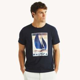Nautica: Тёмная футболка 