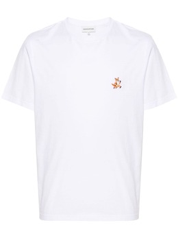Maison Kitsuné: Белая футболка 