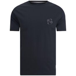 Hugo Boss: Чёрная футболка 