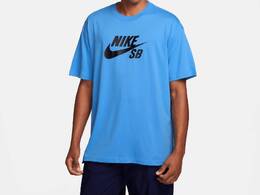 Nike: Голубая футболка 