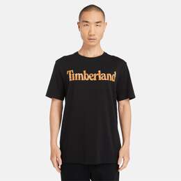 Timberland: Чёрная футболка 
