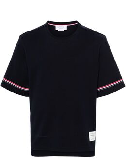 Thom Browne: Синяя футболка 
