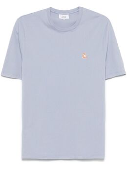 Maison Kitsuné: Голубая футболка 