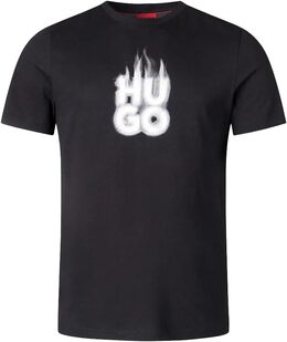 Hugo Boss: Чёрная футболка 