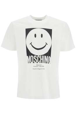 Moschino: Футболка с принтом 