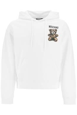 Moschino: Толстовка  Teddy Bear с капюшоном