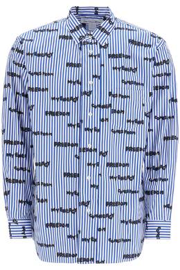 Comme Des Garcons Shirt: Рубашка в полоску 