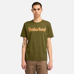 Timberland: Тёмная футболка 