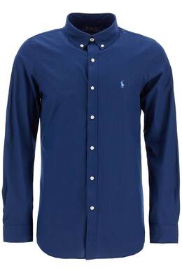 Polo Ralph Lauren: Синяя рубашка 