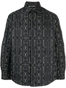 Palm Angels: Серая рубашка 