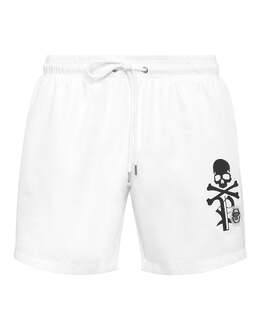 Philipp Plein: Белые шорты 