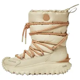 Moncler: Коричневые ботинки  Snow