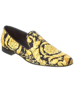 Versace: Чёрные туфли  Barocco