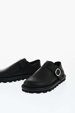 Jil Sander: Чёрные сандалии 