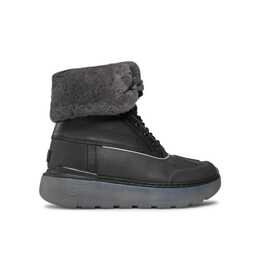UGG: Чёрные ботинки 