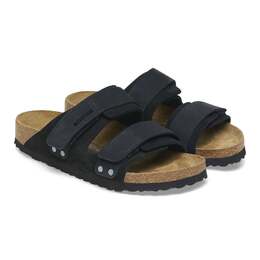 Birkenstock: Чёрные сандалии 
