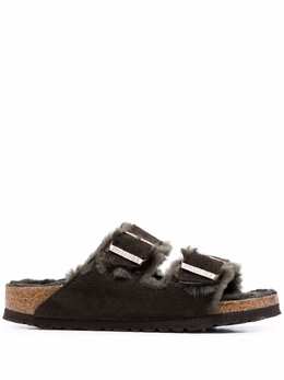 Birkenstock: Коричневые сандалии 