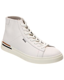 Hugo Boss: Белые кроссовки 
