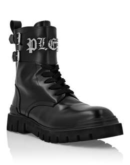 Philipp Plein: Чёрные ботинки  Gothic Plein