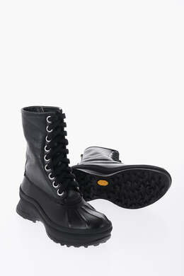 Jil Sander: Чёрные ботинки  Vibram