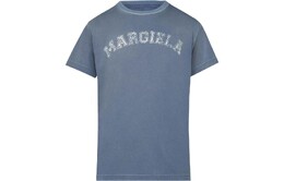 Maison Margiela: Синяя футболка 