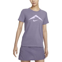 Nike: Фиолетовая футболка 
