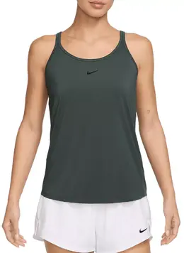 Nike: Зелёная майка  Dri FIT