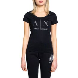 Armani Exchange: Хлопковый топ 