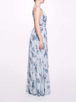 Marchesa Notte Bridesmaids: Голубое платье 