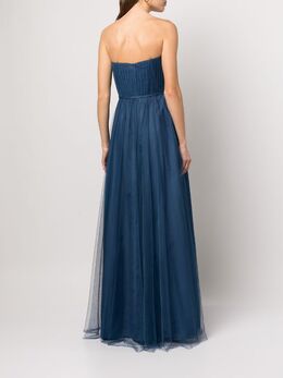 Marchesa Notte Bridesmaids: Голубое платье 