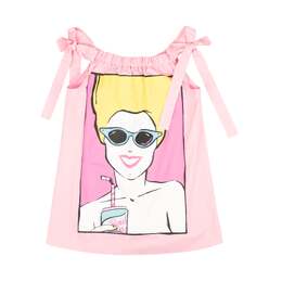 Boutique Moschino: Розовый топ 