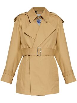 Burberry: Бежевое пальто 