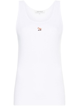 Maison Kitsuné: Белый топ 