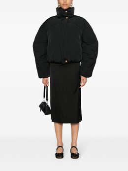 Jacquemus: Чёрное пальто 
