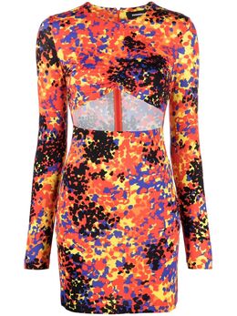 Dsquared2: Многоцветное платье 
