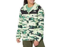 The North Face: Зелёная куртка 