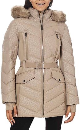 MICHAEL Michael Kors: Пуховик с капюшоном 