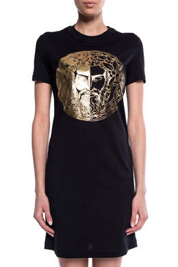 Versace Jeans Couture: Чёрное платье 