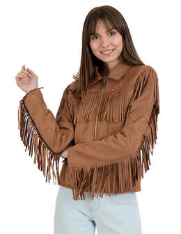 Wrangler: Куртка бахромой 