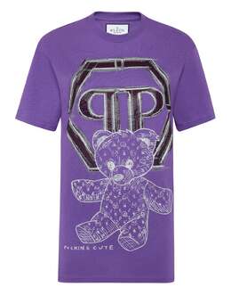 Philipp Plein: Футболка  Teddy Bear со стразами