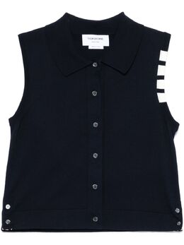 Thom Browne: Синий топ 